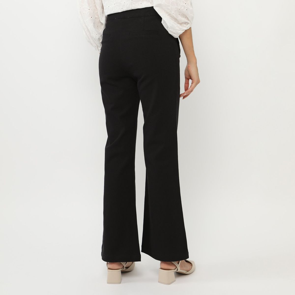 BASEMENT - Pantalón Largo Algodón Mujer Basement