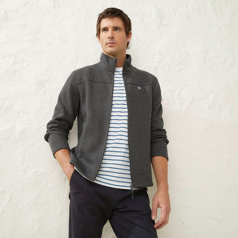 CASCAIS - Polar Cascais Algodón Hombre Manga Larga Cuello Alto Casual