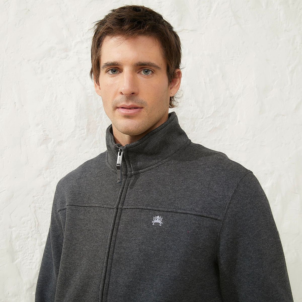 CASCAIS - Polar Cascais Algodón Hombre Manga Larga Cuello Alto Casual