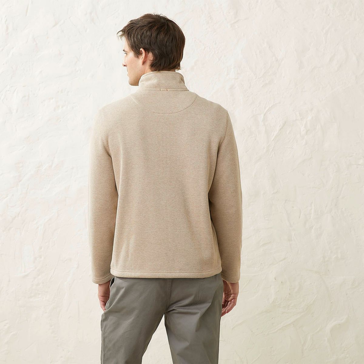 CASCAIS - Polar Cascais Algodón Hombre Manga Larga Cuello Alto Casual