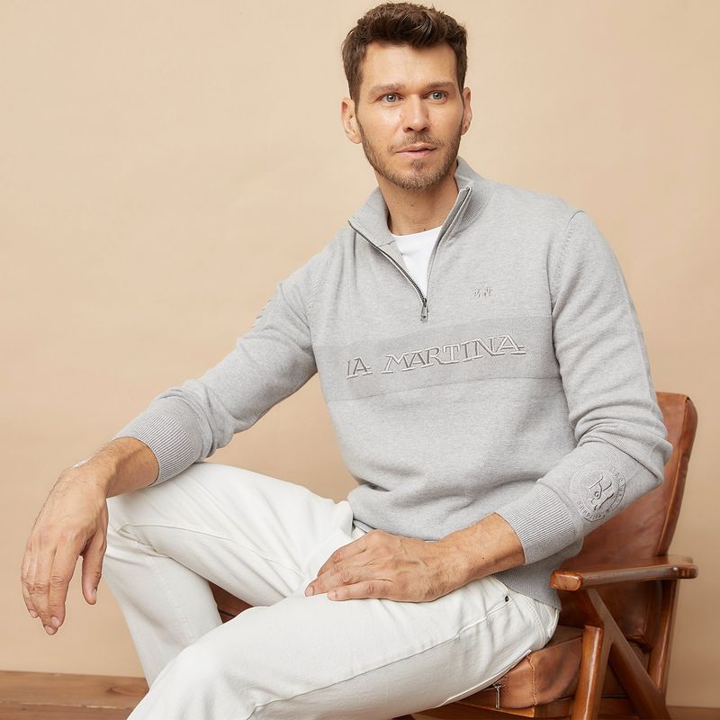 LA MARTINA - Chompa Algodón Hombre La Martina 