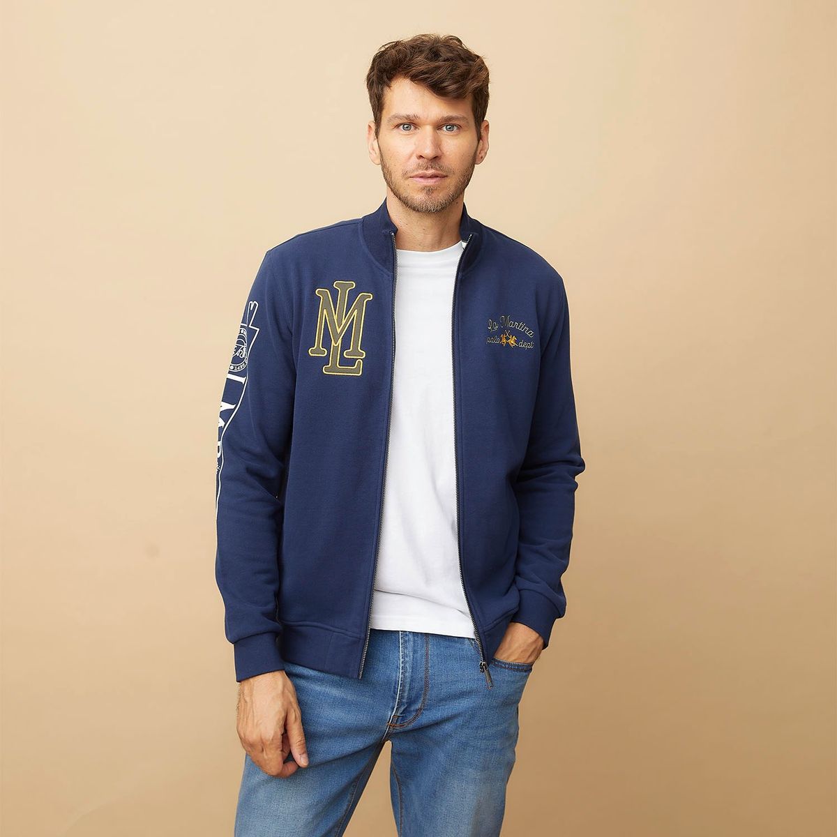 LA MARTINA - Polera 100% Algodón Hombre La Martin