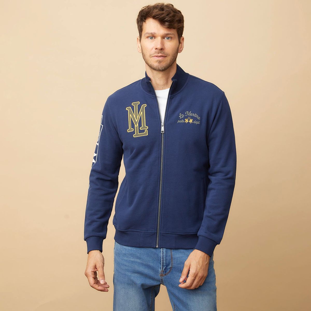 LA MARTINA - Polera 100% Algodón Hombre La Martin