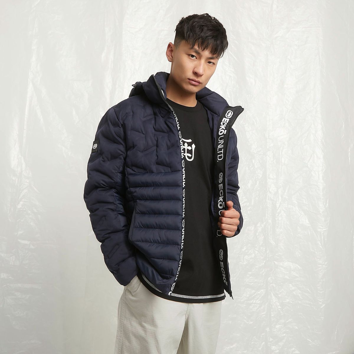 ECKO - Casaca Casual Hombre Ecko-.