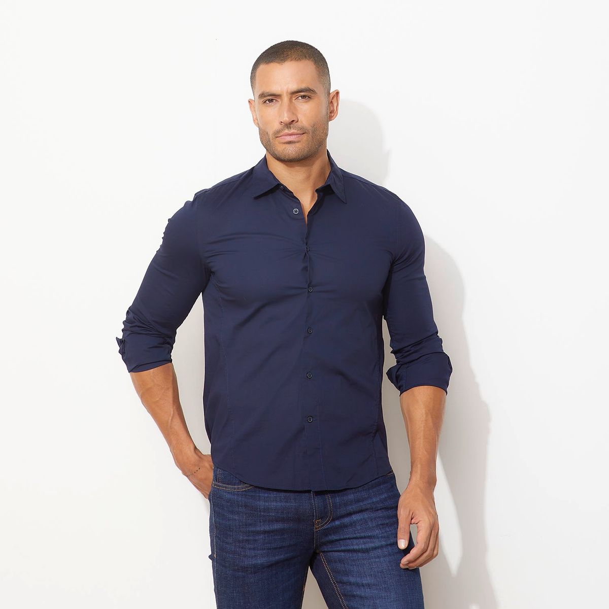 MOSSIMO - Camisa 100% Algodón Hombre Moss