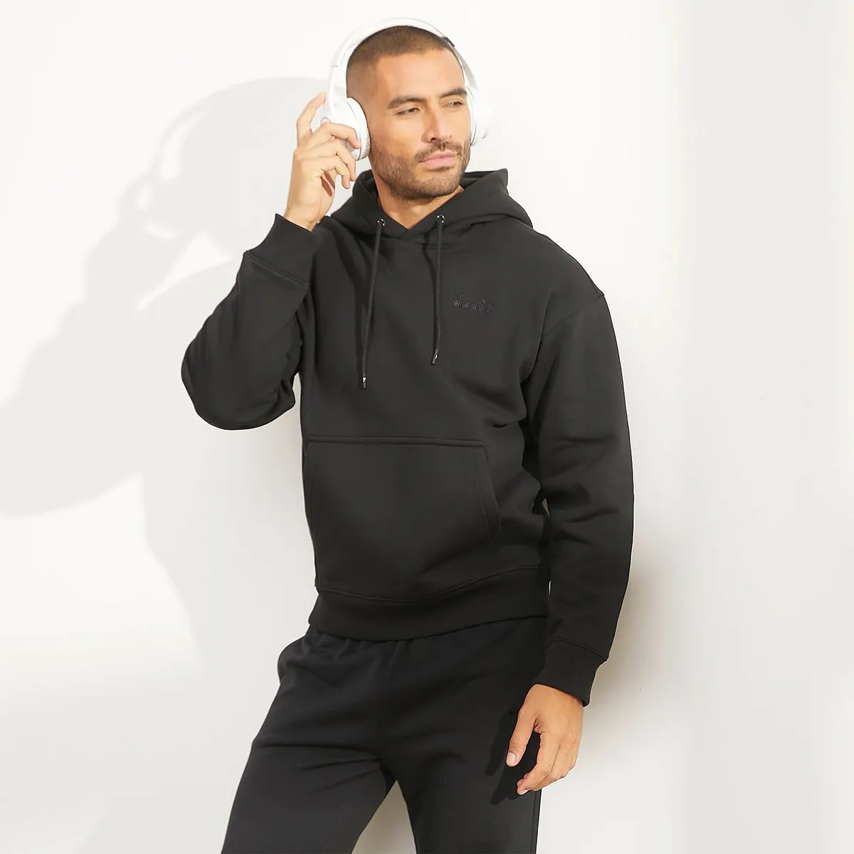 DIADORA - Polera Hoodie Deportiva Hombre Diadora