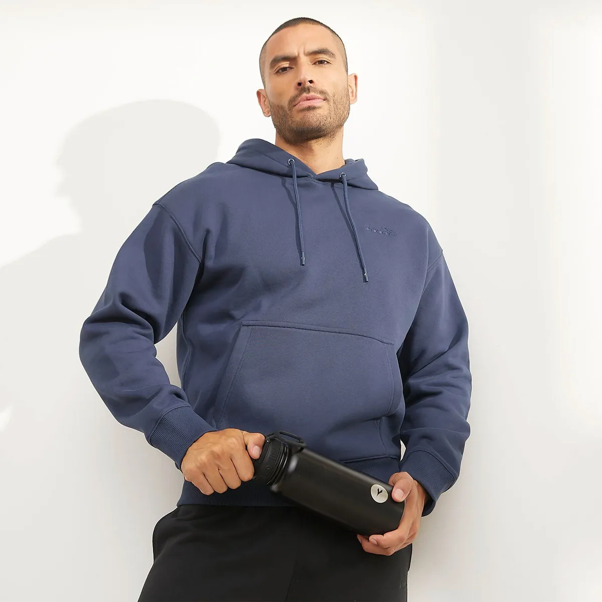 DIADORA - Polera Hoodie Deportiva Hombre Diadora