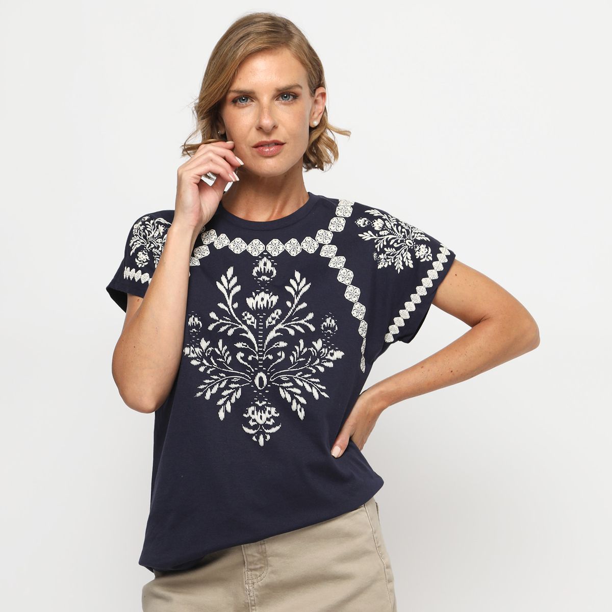 NEWPORT - Polo Manga Corta Algodón Mujer Newport