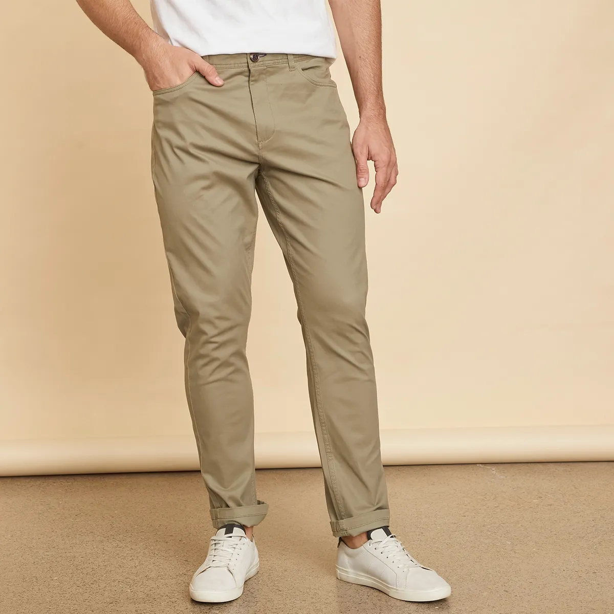 UNIVERSITY CLUB - Pantalón Slim Fit University Club Algodón Elastano Hombre 
