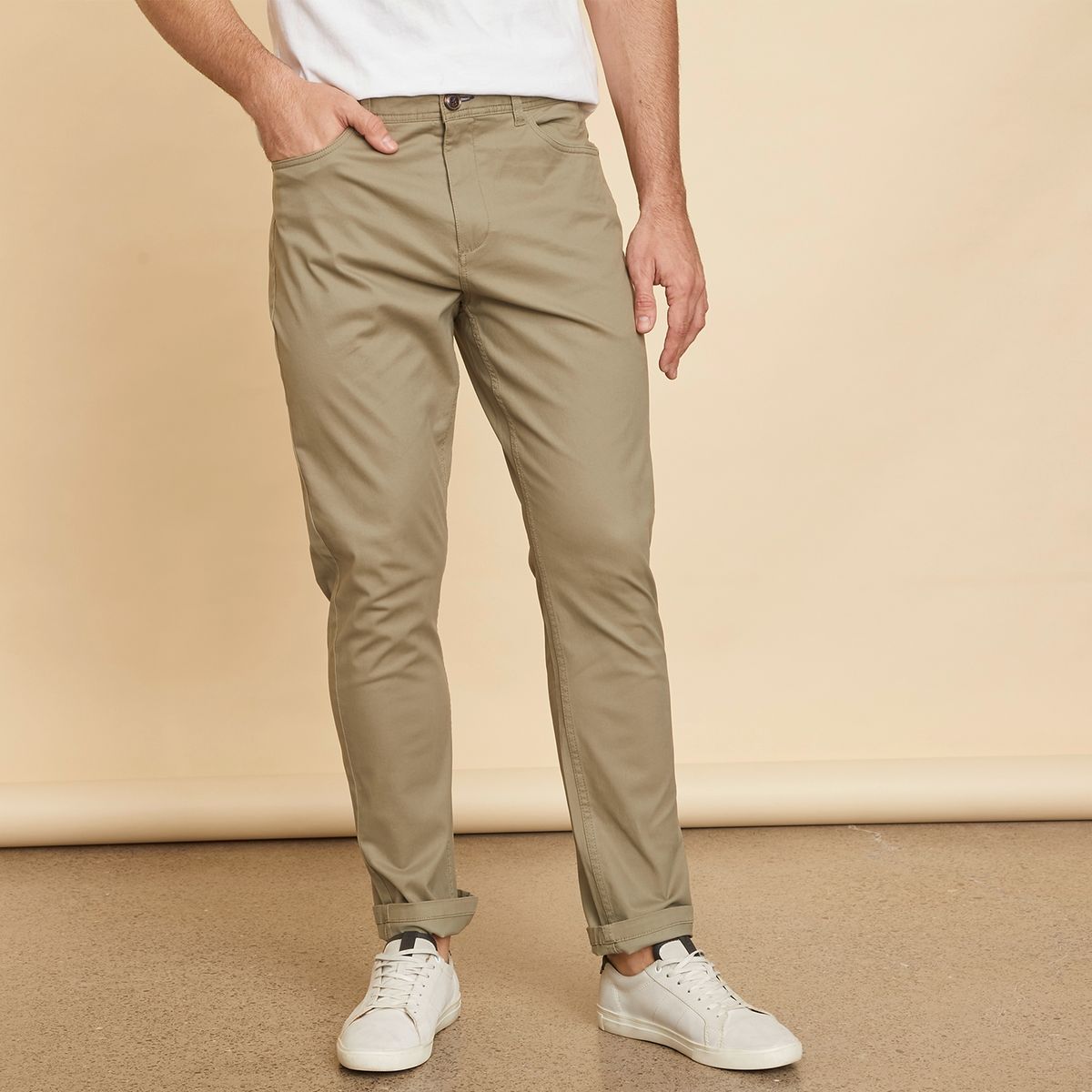 UNIVERSITY CLUB - Pantalón Slim Fit University Club Algodón Elastano Hombre