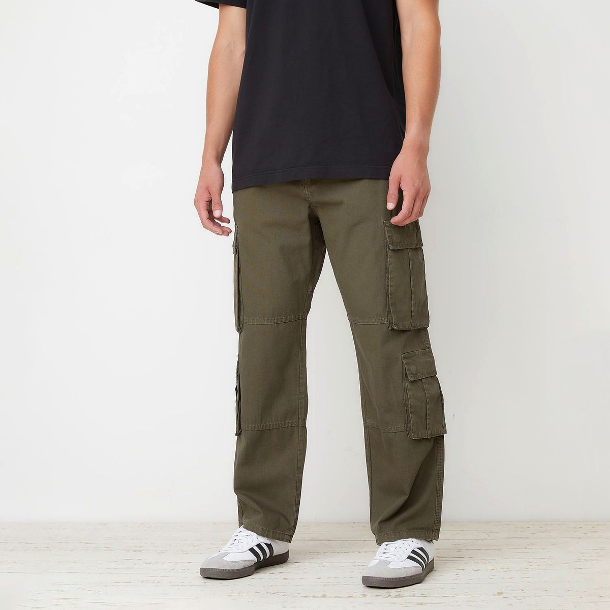 BEARCLIFF - Pantalón Cargo Baggy Algodón Hombre Bearcliff Urbano