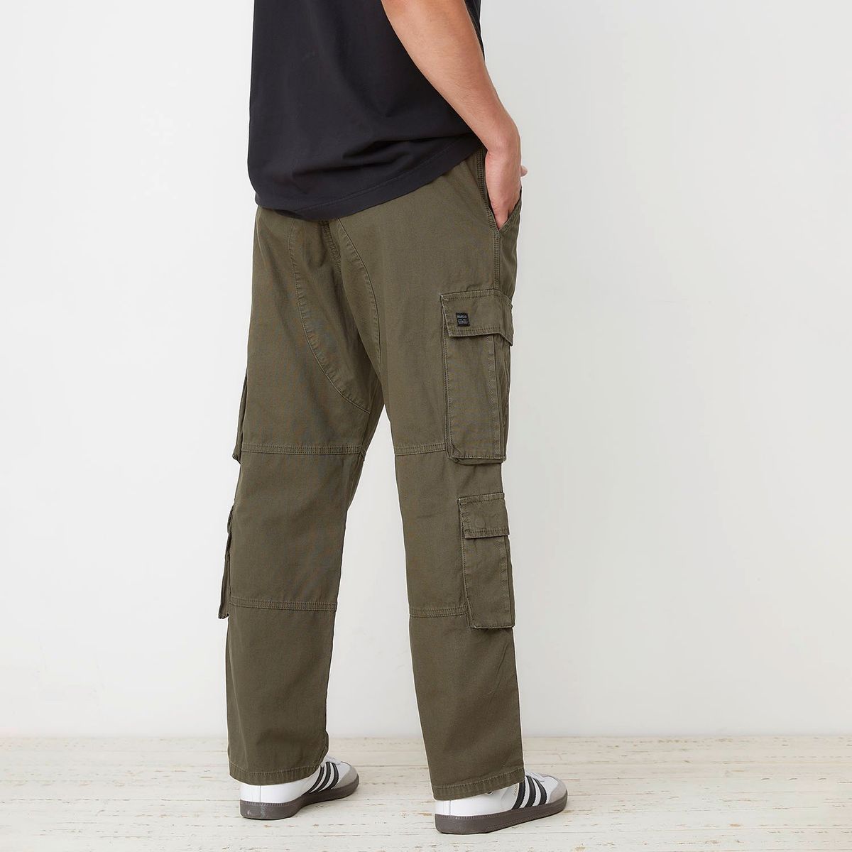 BEARCLIFF - Pantalón Cargo Baggy Algodón Hombre Bearcliff Urbano