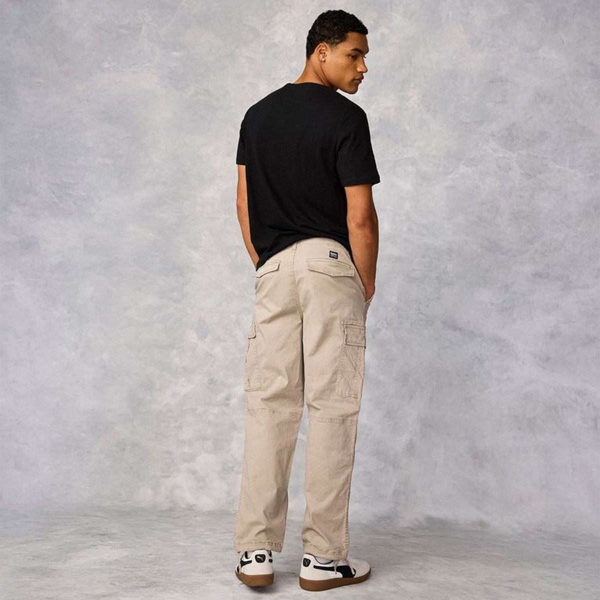 MOSSIMO - Pantalón Cargo Algodón Hombre Mossino