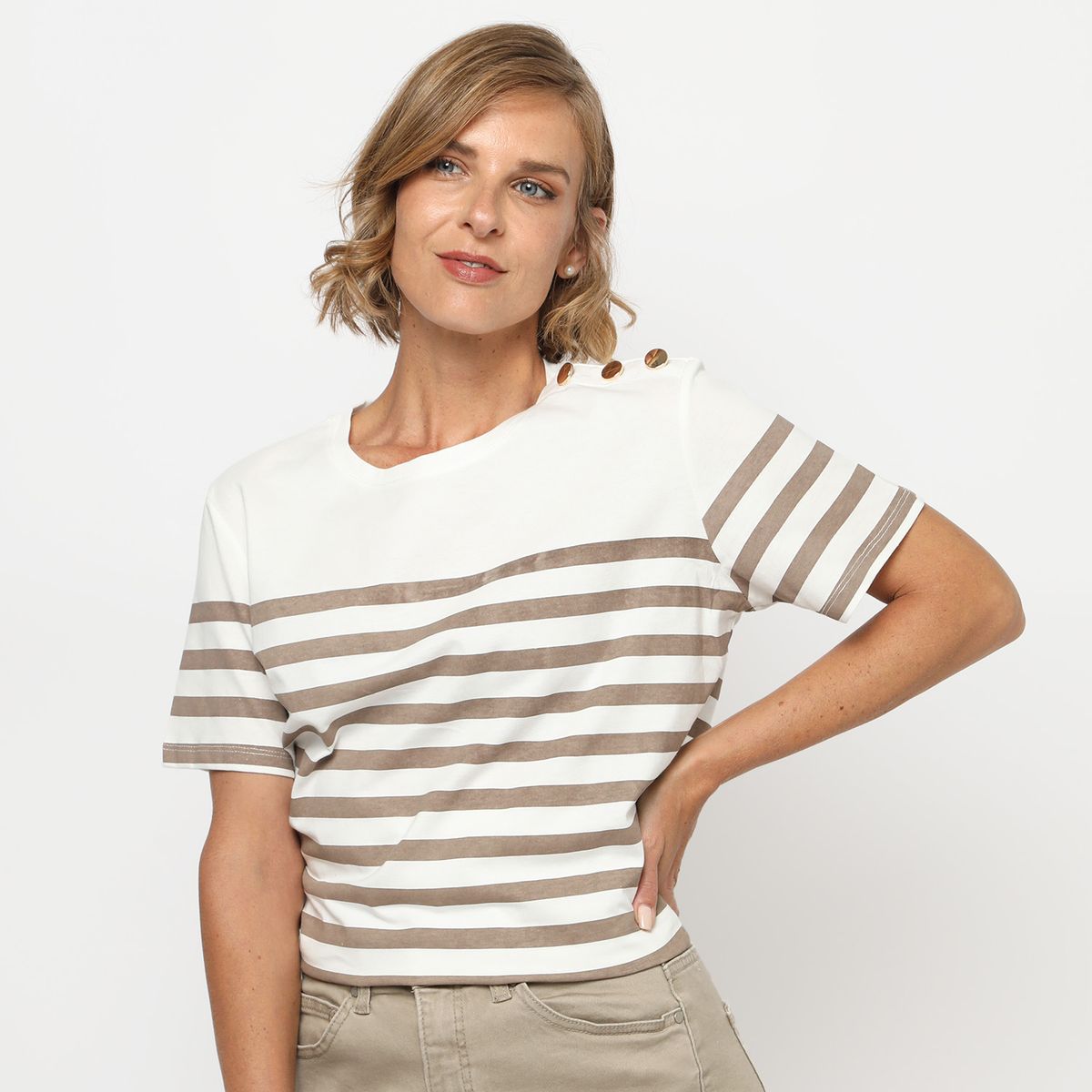 NEWPORT - Polo Manga Corta 100% Algodón Mujer Newport