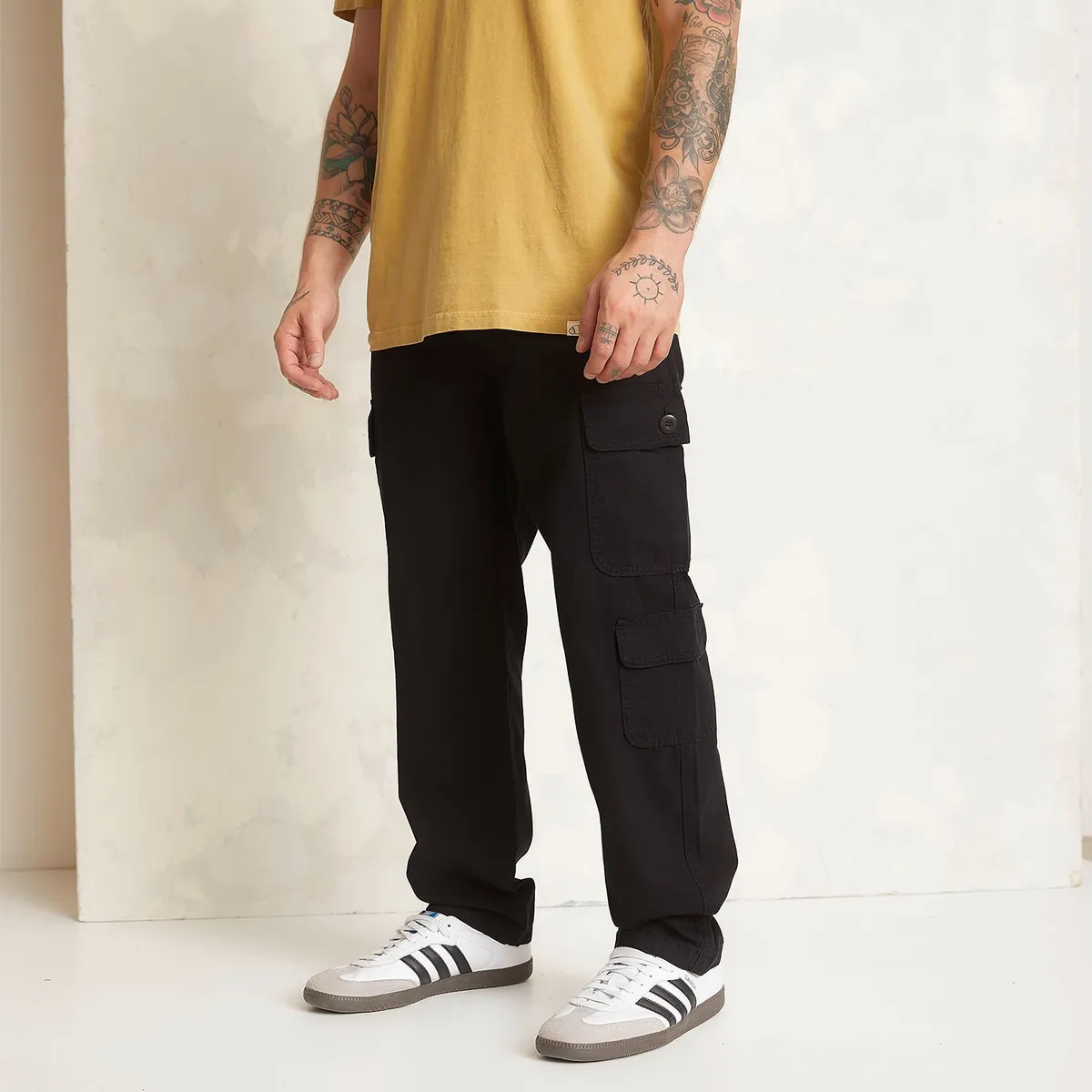 DENIMLAB - Pantalón Cargo Algodón Hombre Denimlab