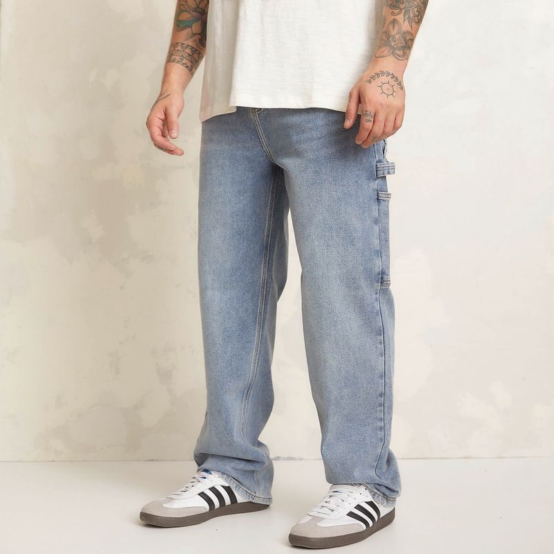 DENIMLAB - Jeans Denimlab Carpenter Straight Fit Hombre 100% Algodón