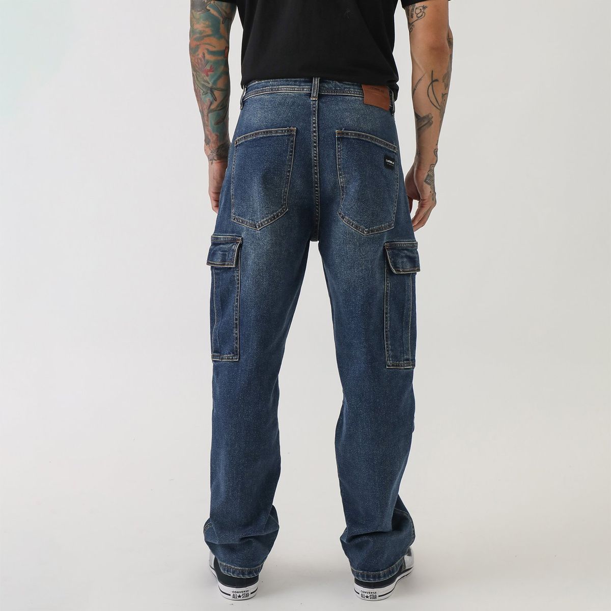 DENIMLAB - Jean Cargo Algodón Hombre Denimlab