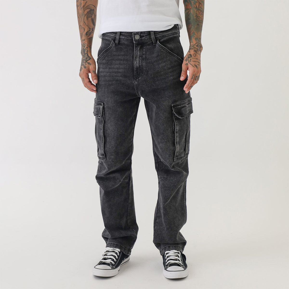 DENIMLAB - Jean Cargo Algodón Hombre Denimlab