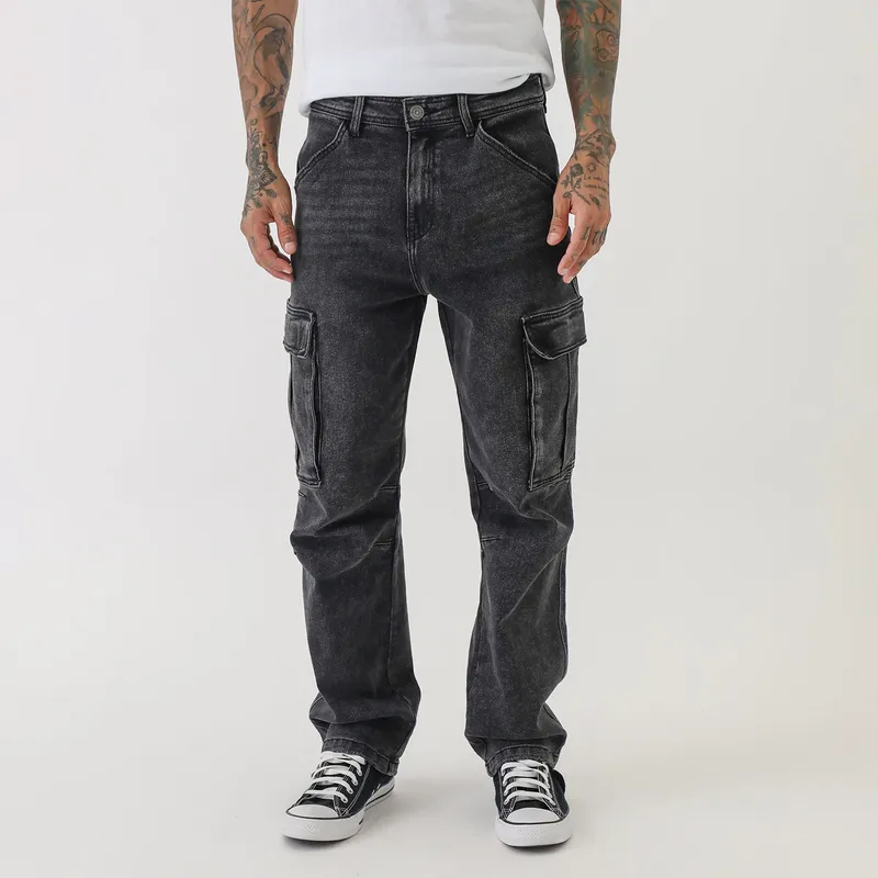 DENIMLAB - Jean Cargo Algodón Hombre Denimlab
