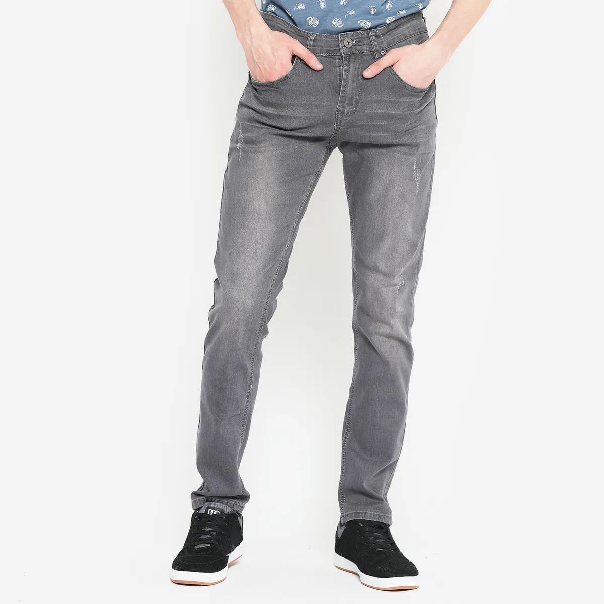BEARCLIFF - Jean Skinny Algodón Hombre Bearcliff