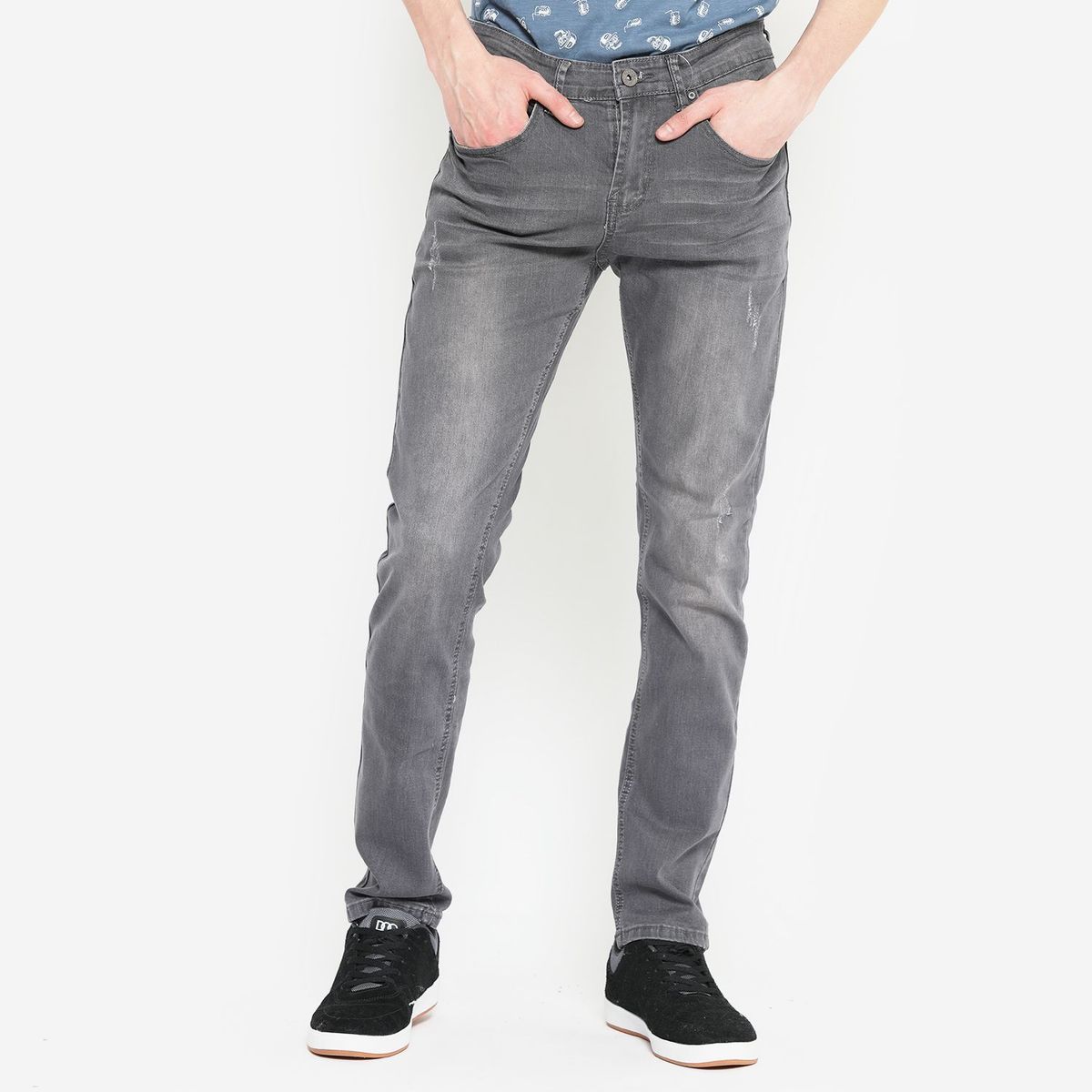 BEARCLIFF - Jean Skinny Algodón Hombre Bearcliff
