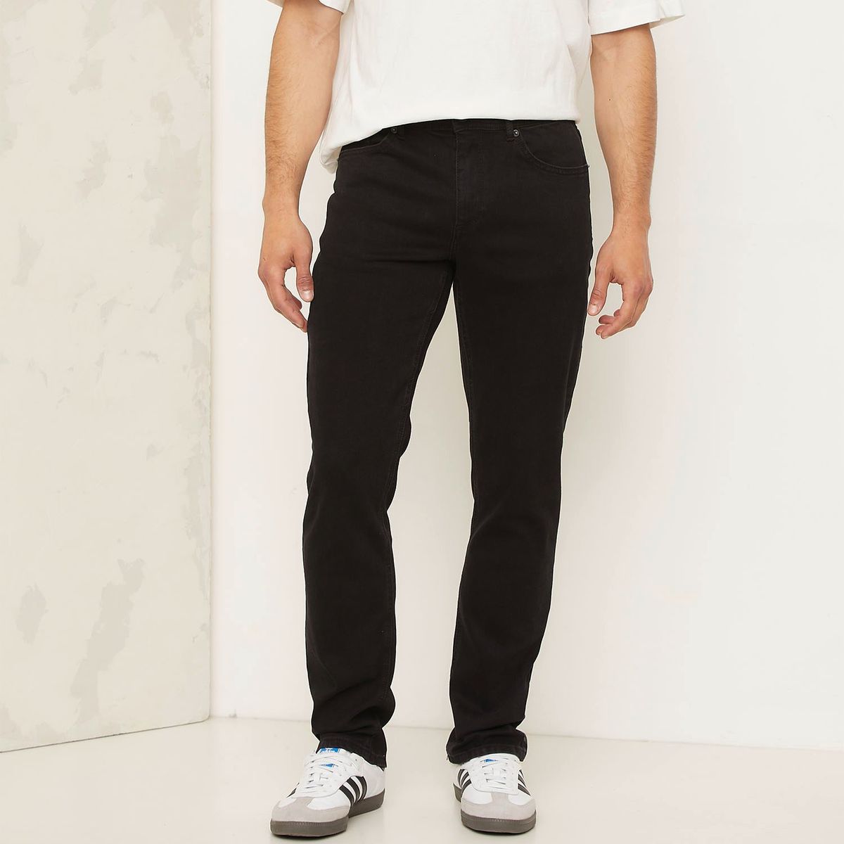 DENIMLAB - Jeans Denimlab Slim Fit Algodón Hombre Negro