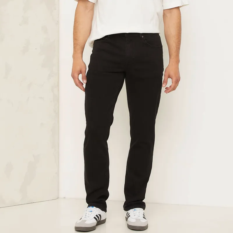 DENIMLAB - Jeans Denimlab Slim Fit Algodón Hombre Negro