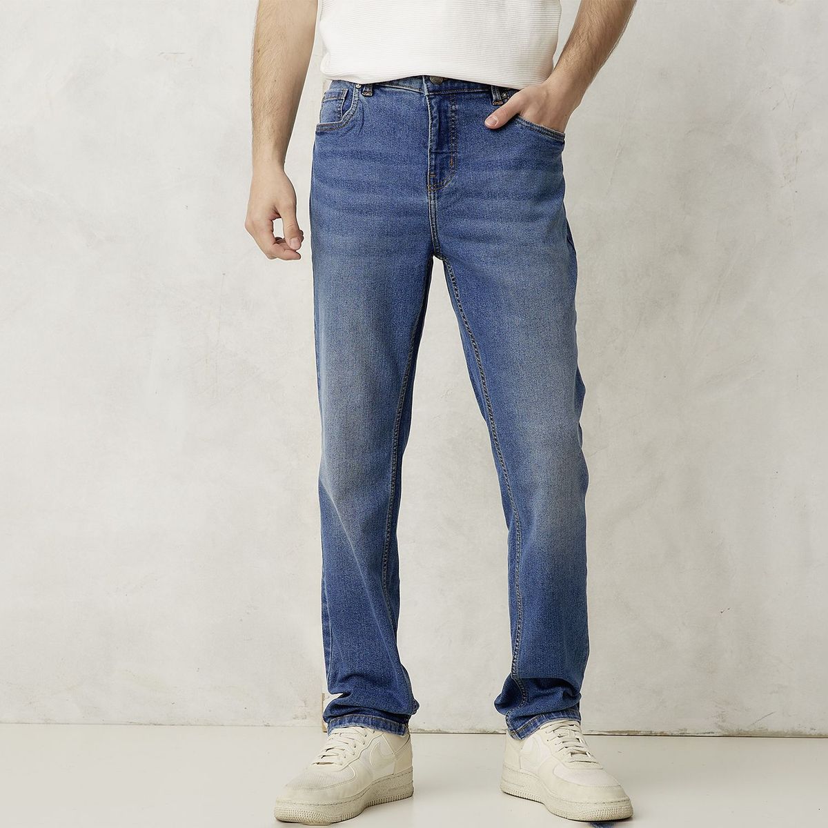 BEARCLIFF - Jeans Slim Bearcliff Algodón Hombre Estilo Casual