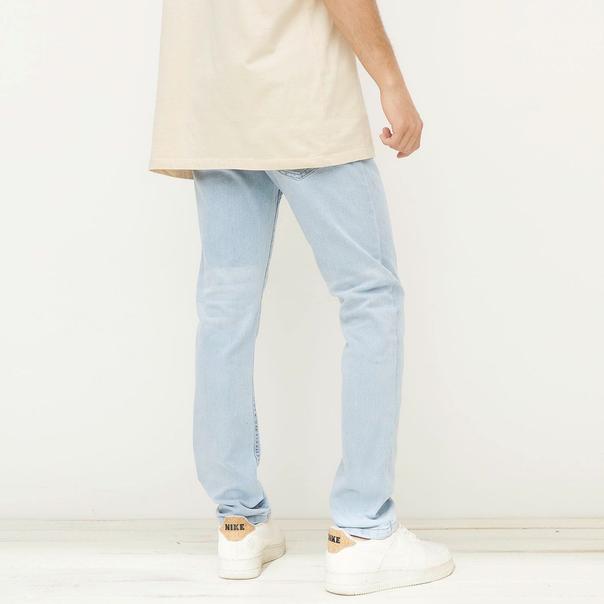 BEARCLIFF - Jeans Bearcliff Super Skinny Fit Hombre Casual Algodón