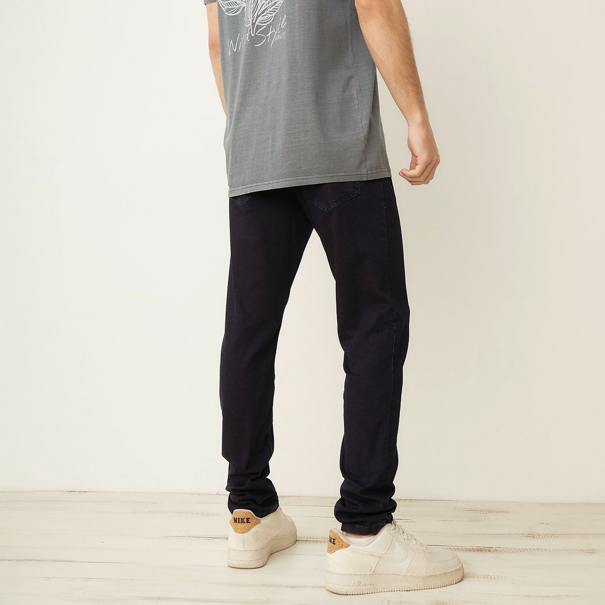BEARCLIFF - Jeans Bearcliff Super Skinny Fit Hombre Casual Algodón