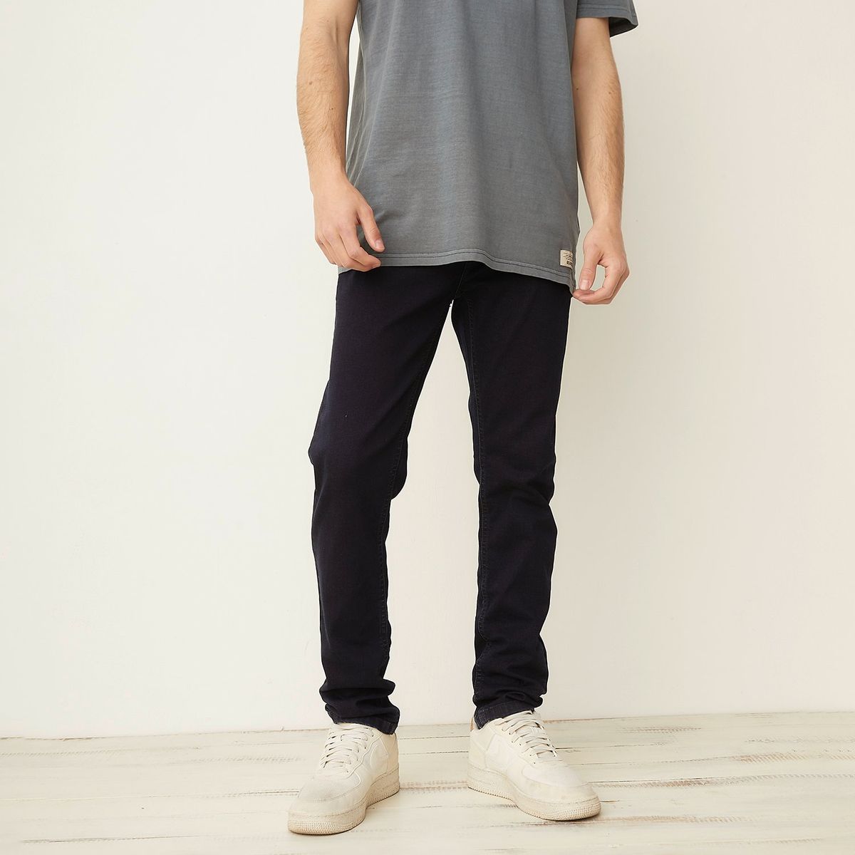 BEARCLIFF - Jeans Bearcliff Super Skinny Fit Hombre Casual Algodón