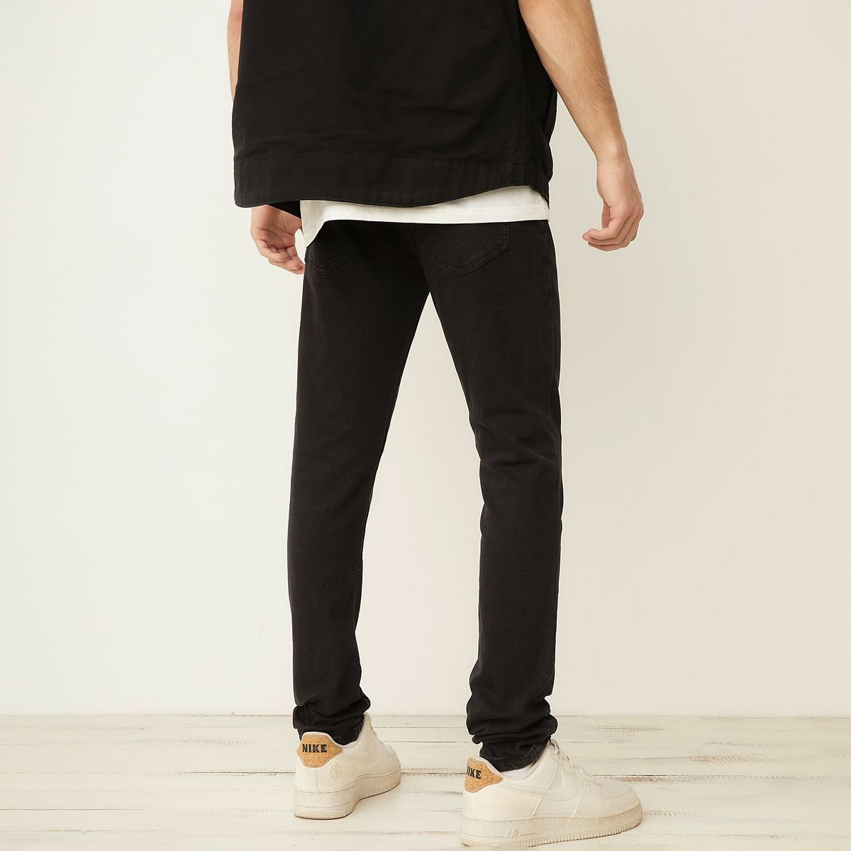 BEARCLIFF - Jeans Bearcliff Super Skinny Fit Hombre Casual Algodón