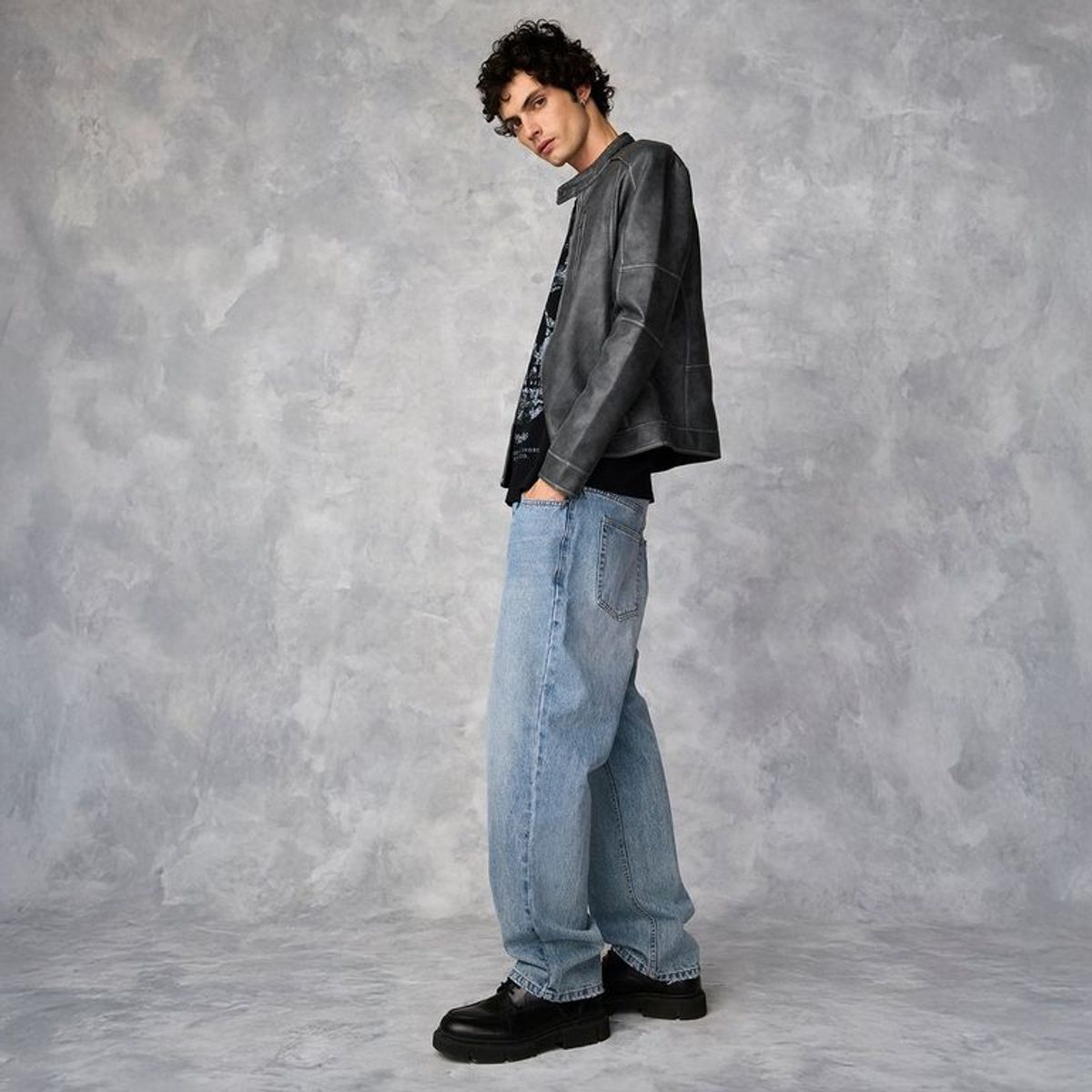 MOSSIMO - Jean Loose 100% Algodón Hombre Mossimo