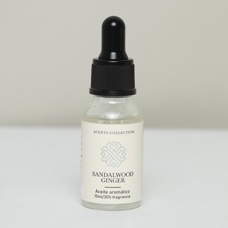 BASEMENT HOME - Aceite Aromaterapia Esencia Sándalo y Jengibre 15ml