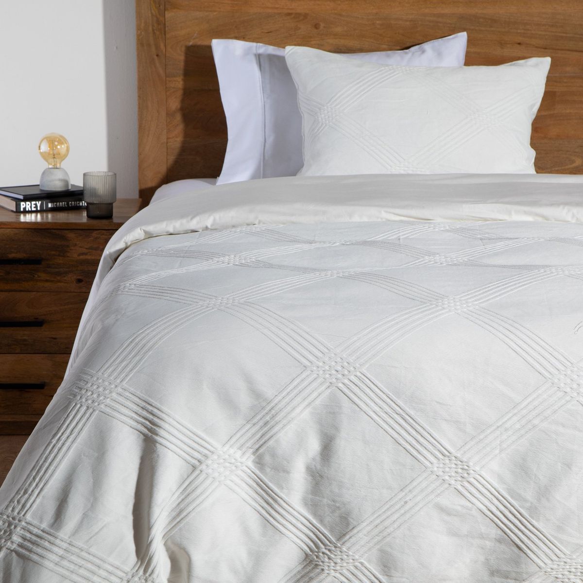 BASEMENT HOME - Funda Plumón Bordada Rombos Basement Home