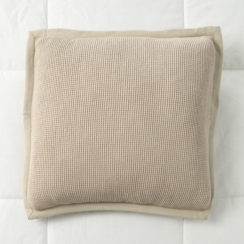 CASA CANTABRIA - Cojín 100% Algodón Waffle 50x50cm Casa Cantabria