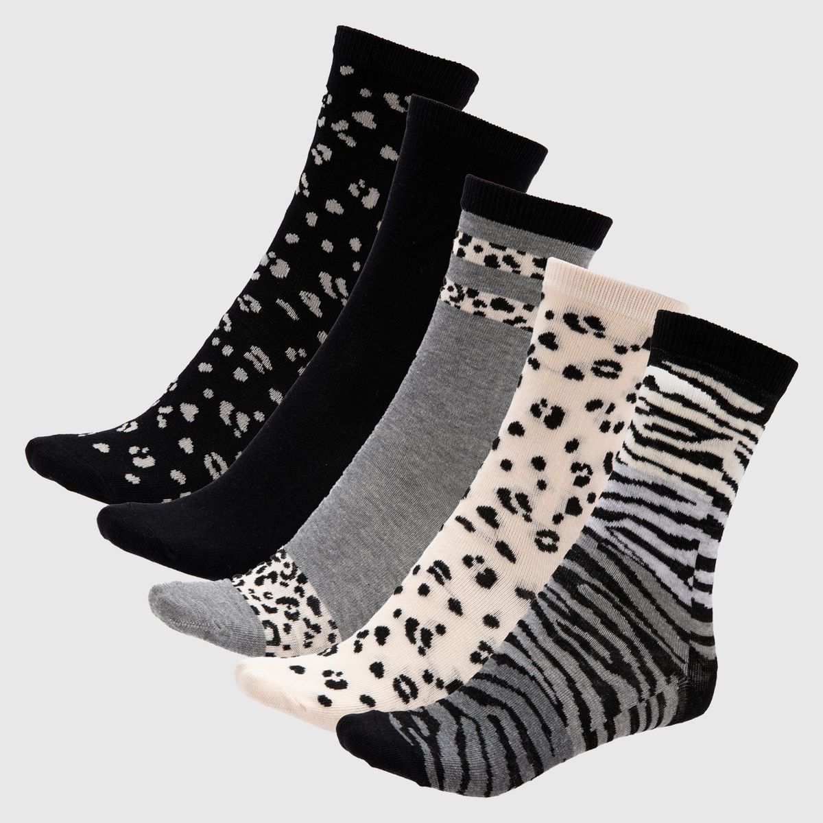 SYBILLA - Pack X5 Medias Largas Mujer