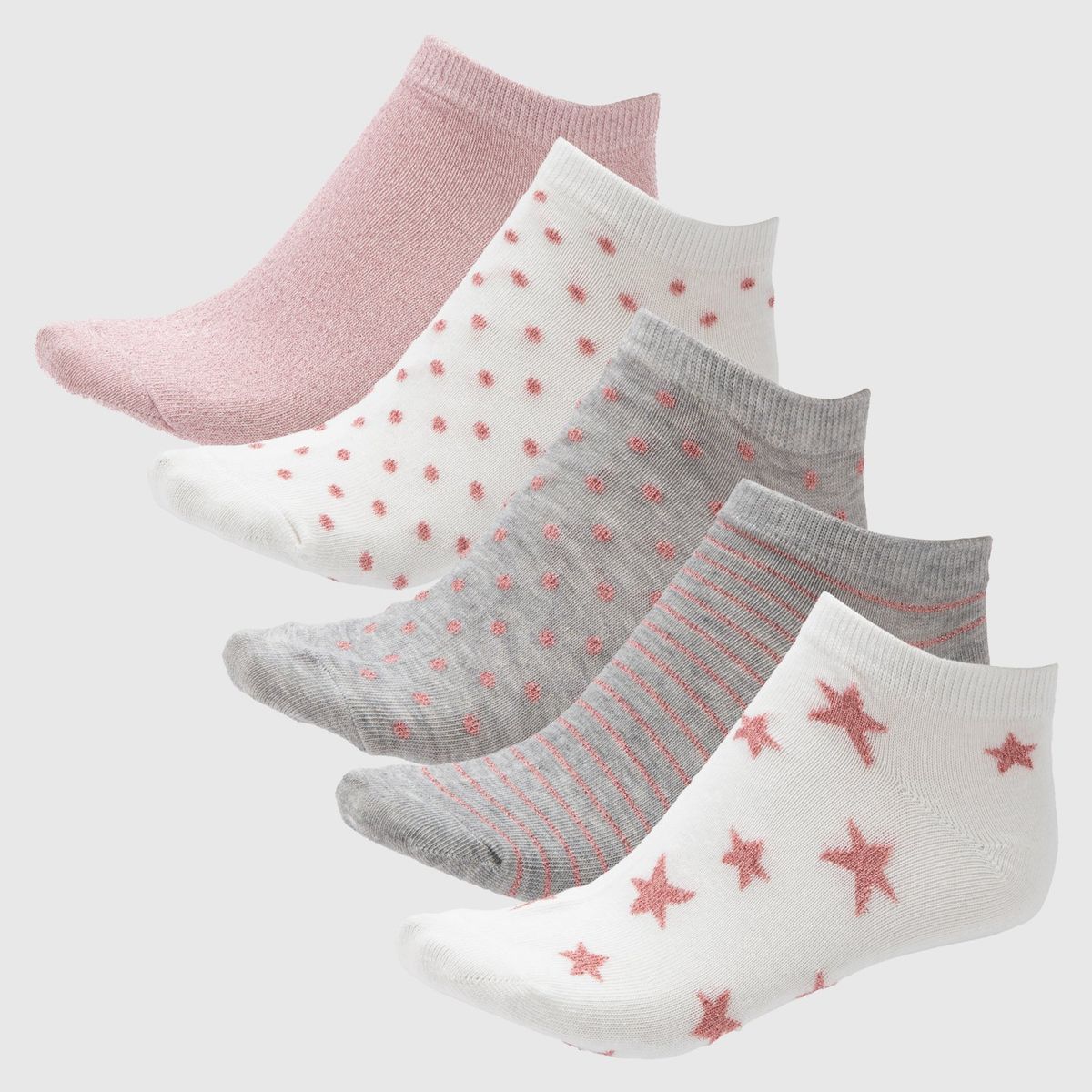 SYBILLA - Pack X5 Medias Cortas Mujer