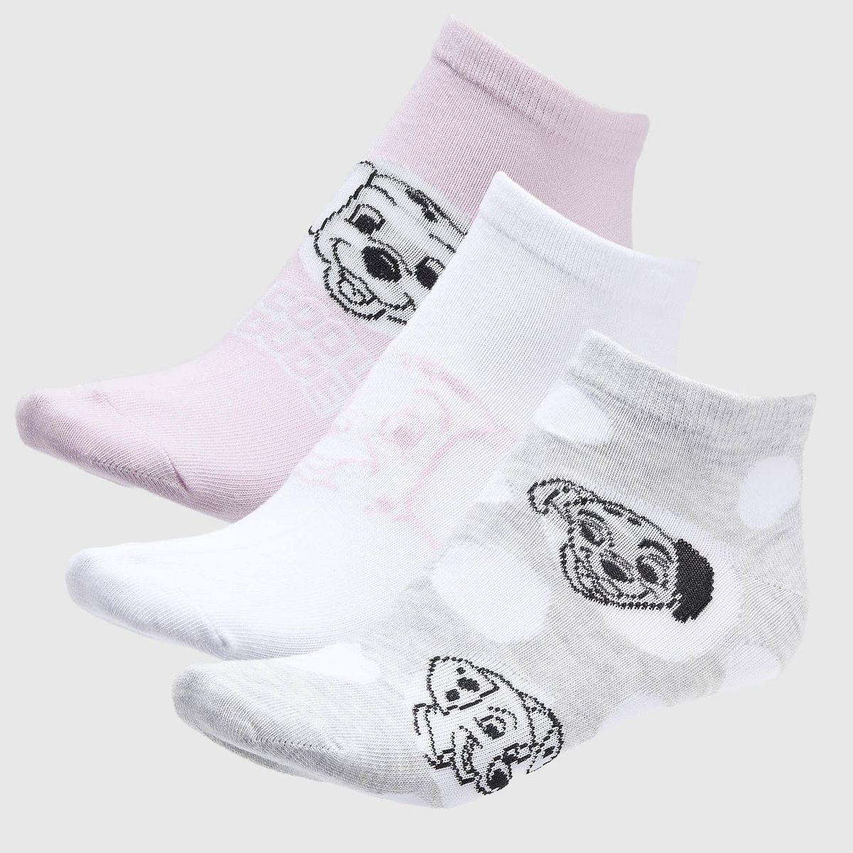 DISNEY - Pack X3 Medias Cortas Mujer