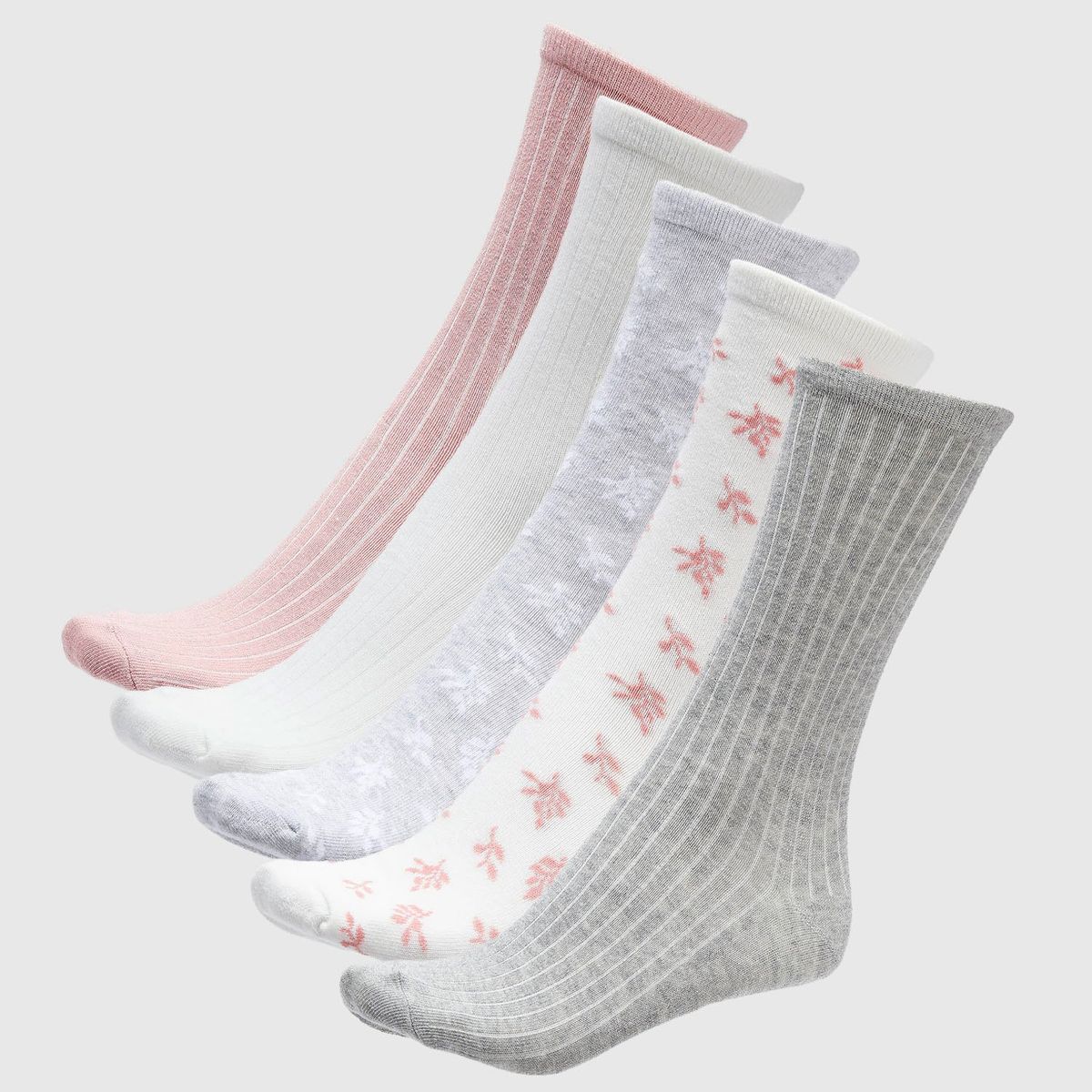 BLU - Pack X5 Medias Largas Mujer