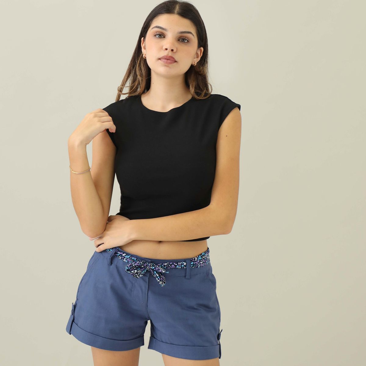 SYBILLA - Polo Sybilla Sin Mangas Algodón Rayas Mujer