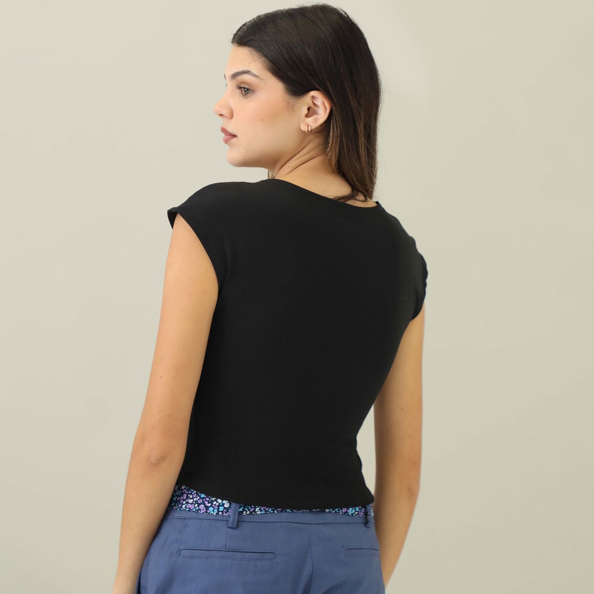 SYBILLA - Polo Sybilla Sin Mangas Algodón Rayas Mujer