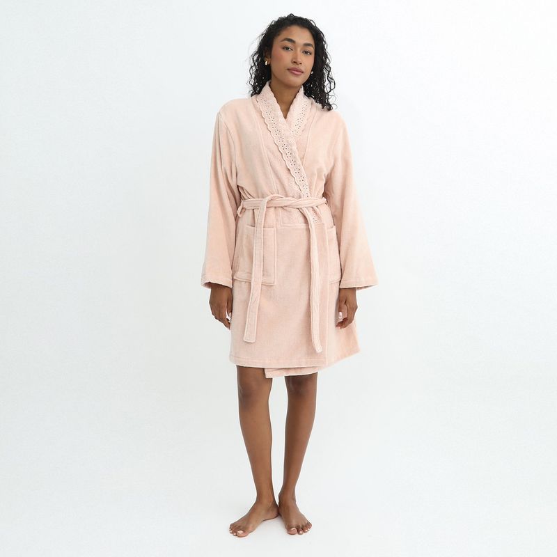 ROBERTA ALLEN - Bata de Baño Antonia 100% Algodón Roberta Allen