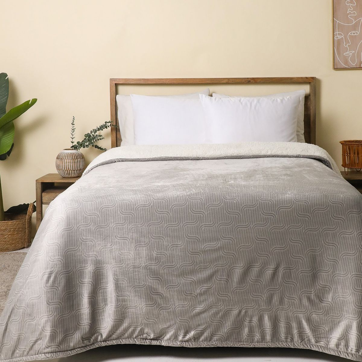 BENETTON - Frazada Microsherpa Benetton