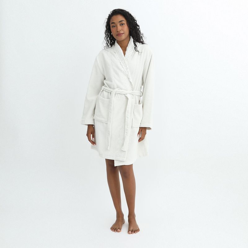 ROBERTA ALLEN - Bata de Baño Antonia 100% Algodón Roberta Allen