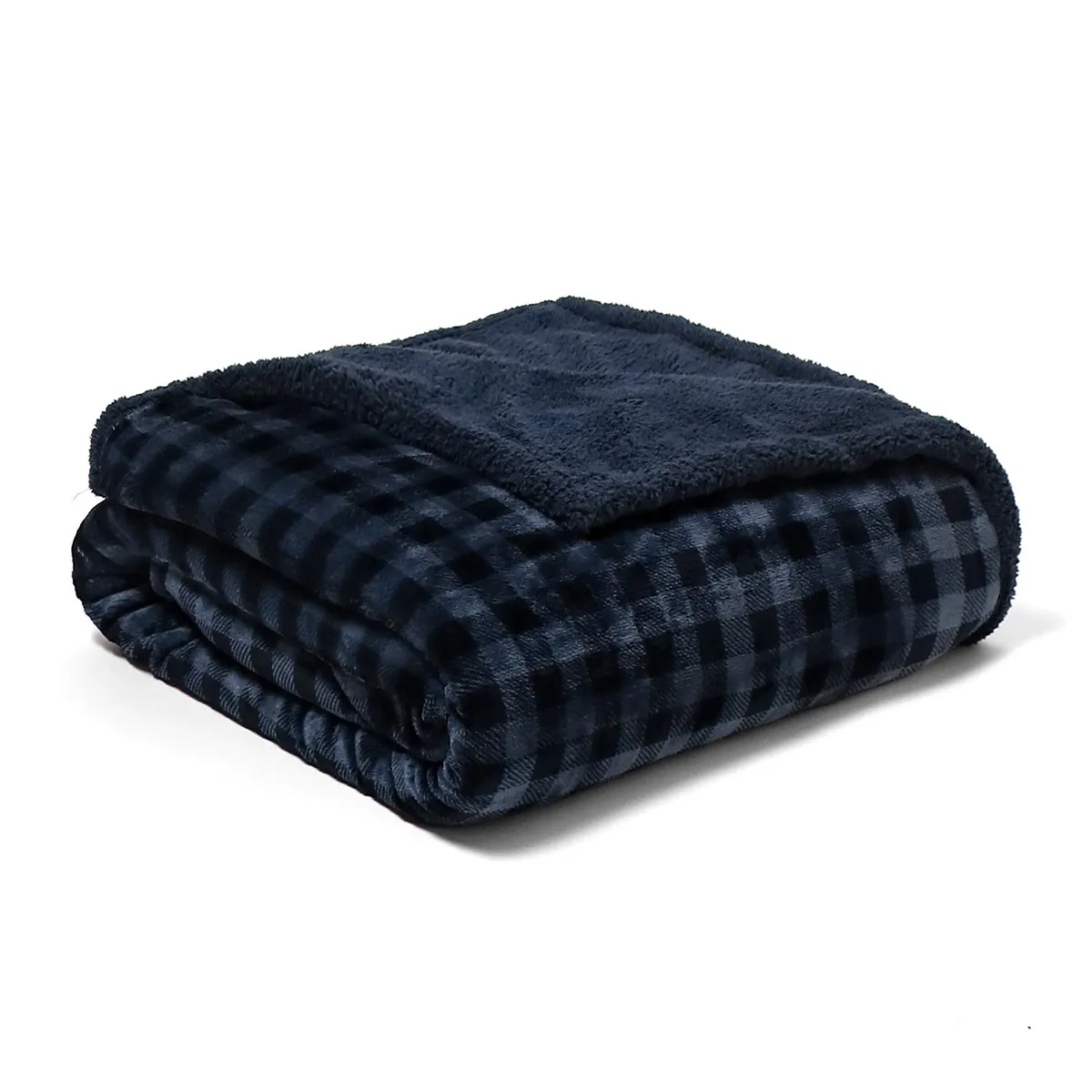 BASEMENT HOME - Frazada Cuadros con Sherpa Basement Home