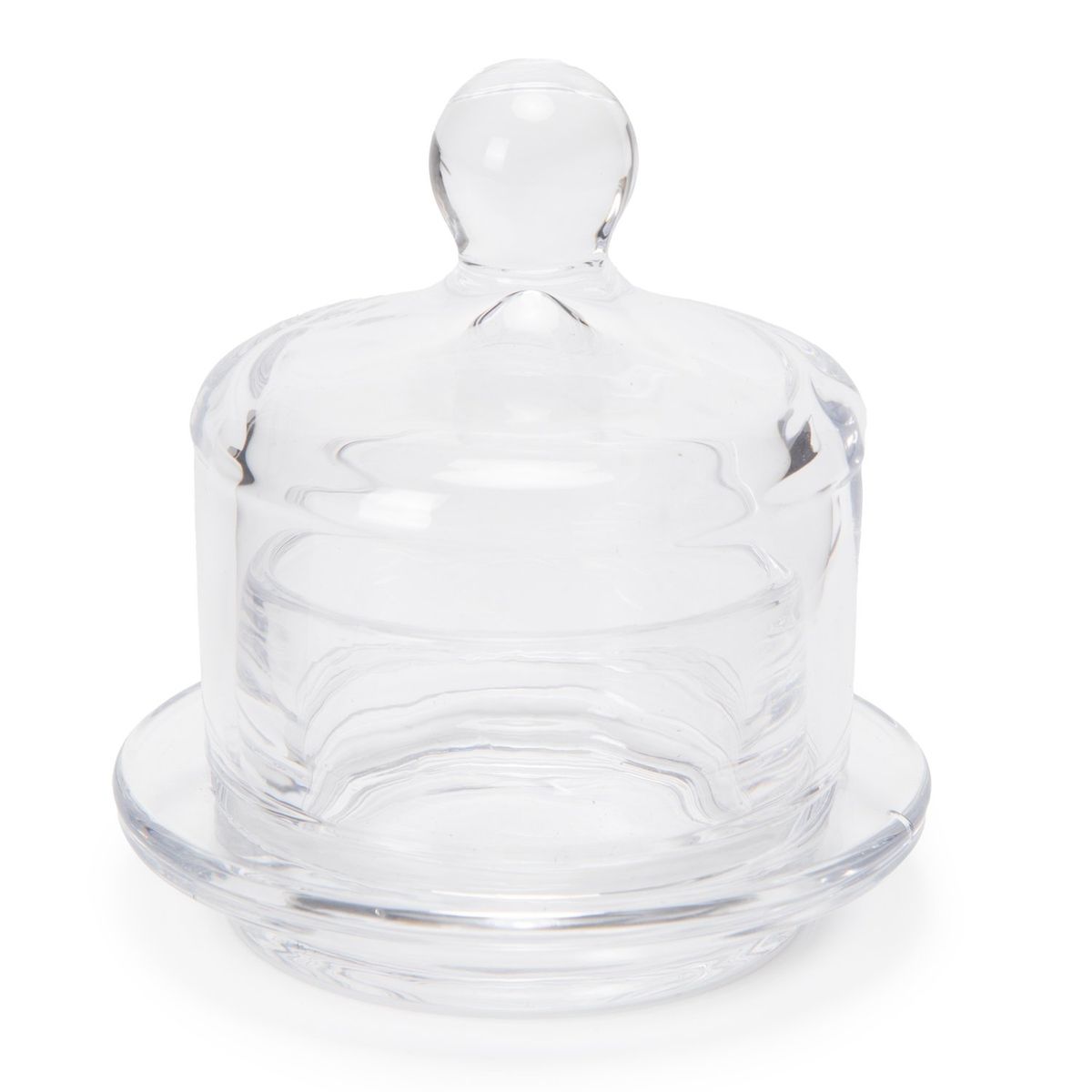 MICA - Mantequillero Vidrio Redondo 9x9x9.5 Cm