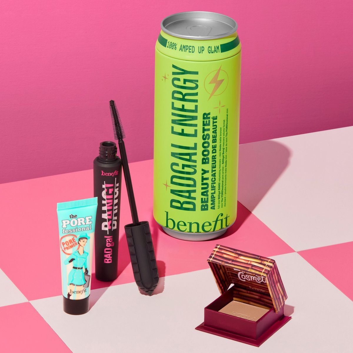 BENEFIT - Set Badgal Energy Benefit: Prebase Máscara Bronzer