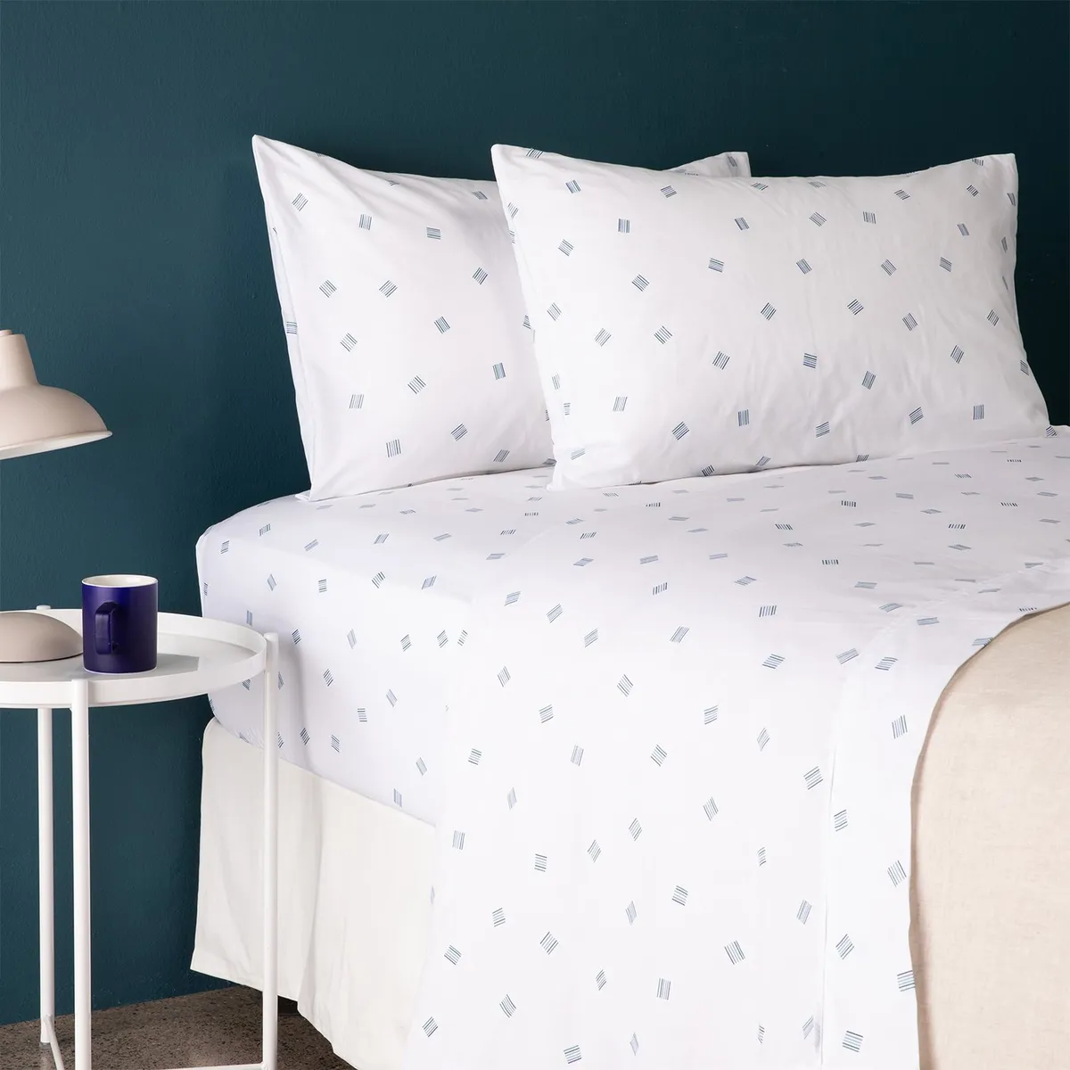 BENETTON - Juego de Sábanas Estampadas 100% Algodón 180 Hilos Benetton