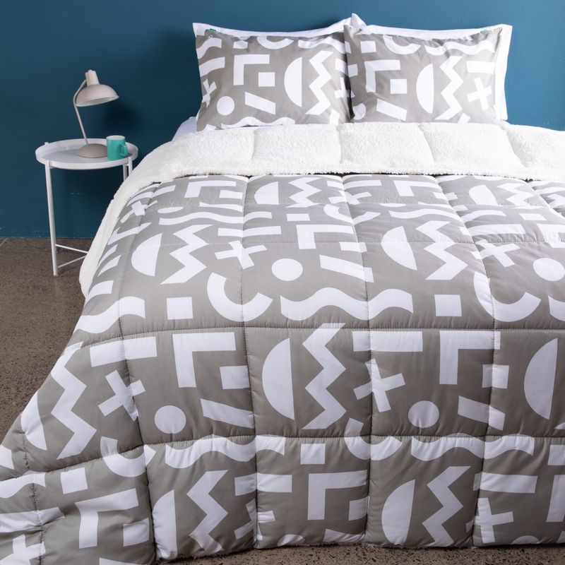 BENETTON - Edredón Estampado Bari Sherpa Benetton